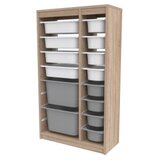 Hanah home višenamenske police montana xs 2D4N8U sonomo white grey | ePonuda.com