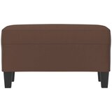  Klupa smeđa 70 x 35 x 41 cm od umjetne kože | shoptok.hr
