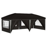  Rastezljivi šator za zabave 575 x 288 x 245 cm Crna | shoptok.hr