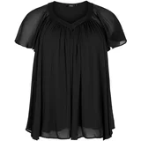 Zizzi Bluza 'AGNES' črna