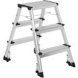 MID.YOU Zložljiva Lestev Solid Iv, Aluminij | Shoptok.si