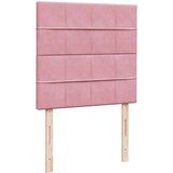 Box spring krevet s madracem ružičasti 100x200 cm baršunasti | shoptok.hr