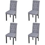 Maison Chic Jedilni stoli - Vzorci stoli 4 kosi svetlo sivo blago A909, (22032167) | Shoptok.si