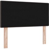  Naslon za glavu s gumbima tamnosmeđi 100 cm tkanina | shoptok.hr