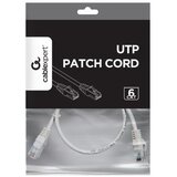  PP6U-CU-0.5M Mrezni kabl, CAT6 BAKARNI UTP Patch cord 0.5m grey Cene