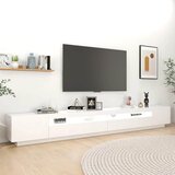TV ormarić s LED svjetlima bijeli 300 x 35 x 40 cm | shoptok.hr
