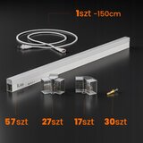  LED stropno svetlo LED/426W/85-265V 6500K 484x243 cm CRI 90 IP54 bela | Eponuda.com