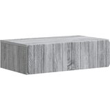 Stolna montirana na zid Siva sonoma 59 x 34,5 x 17 cm | shoptok.hr