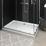 vidaXL Pravokotna ABS tuš kad bela 80x120 cm Cene
