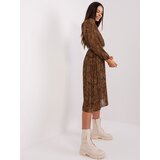 Italy Moda Dress-DHJ-SK-10536N-3.31X-brown | Shoptok.si
