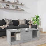  Stolić za kavu boja betona 102x50x36 cm konstruirano drvo | shoptok.hr