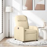  Naslonjač od tkanine krem | shoptok.hr