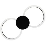Eglo 902124 - led zidna svetiljka venticello LED/20W/230V + LED/0,91W crna | Eponuda.com