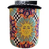 Hanah home jungle scar pouffe - yellow yellow pouffe Cene