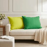  Jastuk s jastukom HOUTEN 2 kom. Svijetlo zelena. Poliester - Svjetlozelena 50 x 75 cm 2 | shoptok.hr