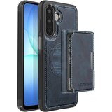 AVIZAR Magnetna torbica za Galaxy A17 z odstranljivim imetnikom kartic in stojalom, Nočno modra, (5000274095) | Shoptok.si