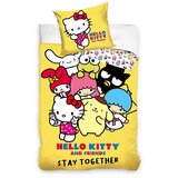Hello Kitty otroška posteljnina 135/200 cm tkanina večbarvno | Shoptok.si