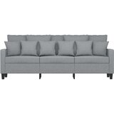  Kavč trosed svetlo siv 180 cm blago | Shoptok.si