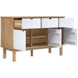  Komoda OTTA smeđe-bijela 114 x 43 x 73,5 cm od masivne borovine | Eponuda.com
