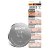  Maxell: Alkalne LR41 baterije od 1.5V u blister pakiranju - 10 kom | shoptok.hr