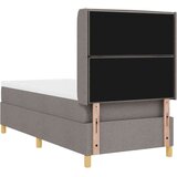 vidaXL Box spring krevet Sivo-smeđa 100 x 200 cm tkanina | shoptok.hr