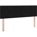  Krevet s prostorom za pohranu s LED-om Crna 140 x 190 cm Baršun | shoptok.hr