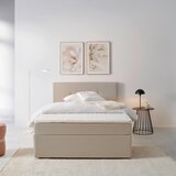 P & B POSTELJA Z VZMETNICO 120 cm x 200 cm , tekstil peščene barve | Shoptok.si