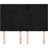  Uzglavlja 4 kom crni 72 x 5 x 78/88 cm baršunasta | shoptok.hr