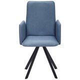 Cantus NASLANJAČ, kovina, tekstil črna, svetlo modra | Shoptok.si