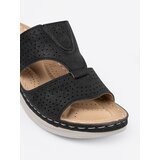 SEASTAR Black comfortable flip-flops with cutouts | Shoptok.si