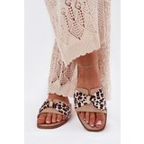 Boto Womens Flat Heeled Sandals With Bow Beige Avenza | ePonuda.com