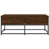  Stolić za kavu smeđa boja hrasta 100x51x40 cm konstruirano drvo | Shoptok.si