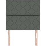 vidaXL Naslon za glavu sa dizajnom dijamantnih blokova tamno sivi 100 cm tkanina, Naslon za glavu sa dizajnom dijamantnih blokova tamno sivi 200 cm tkanina Cijene