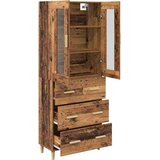 vidaXL Highboard s ladicama Staro drvo 69,5 x 34 x 180 cm | shoptok.hr