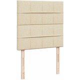  Krevet s oprugama i madracem krem 90 x 190 cm od tkanine | shoptok.hr