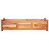  Povišene vrtne gredice 2 kom od drva bagrema 100 x 30 x 25 cm | shoptok.hr