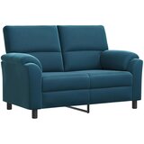 Set sofe 3 pcs Plava Baršun - Plava 1-sjedalo + 2-sjedalo (120 cm) + 3-sjedalo | shoptok.hr