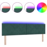  LED glava postelje Temno zelena 180 cm Umjetno usnje, (5000142460) | Shoptok.si