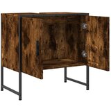 Ormarić za umivaonik boja dimljenog hrasta 60x33x60 cm drveni | shoptok.hr
