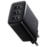 Baseus Kompaktni hitri polnilec 3x USB, 17 W (črn), (20628771) Cene
