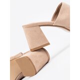 SEASTAR Beige women's high-heeled flip-flops | Shoptok.si