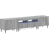  3-dijelni LED TV kabinet Siva Sonoma Konstruirano drvo | shoptok.hr