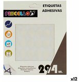  Samoljepljive naljepnice Pincello Bijela 17 x 4 x 19 cm 17 x 24 mm ovalno (12 kom.) Cijene