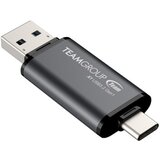 Team Group TeamGroup 256GB X1 USB + Tupe-C 3.2 BLACK TX13256GC01 | ePonuda.com