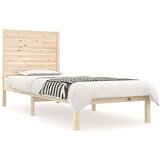 Maison Chic Posteljni okvir - Enojna postelja - Postelja za odrasle trden les 75x190 cm-J15474, (21759875) Cene