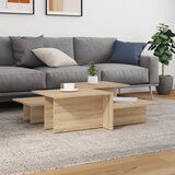  The Living Store Klubska mizica 2 kosa sonoma hrast inženirski les - Klubska Mizica, (21502354) | Shoptok.si