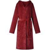  Kupaći kaput s kapuljačom Bordeaux Crvena l Flanel | shoptok.hr