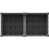  Vrtni saksija s kotačima Svjetlosiva 80 x 40 x 33 cm PP | shoptok.hr