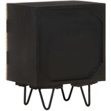 vidaXL noćni ormarić s mesingom 40 x 30 x 50 cm od masivnog drva manga | shoptok.hr