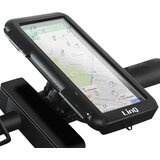 LINQ Nosilec za kolo za pametni telefon od 4,7'' do 6,8'' z vodoodpornim pokrovom - nastavek za krmilo in vrtenje za 360°, - crn, (20649906) Cene